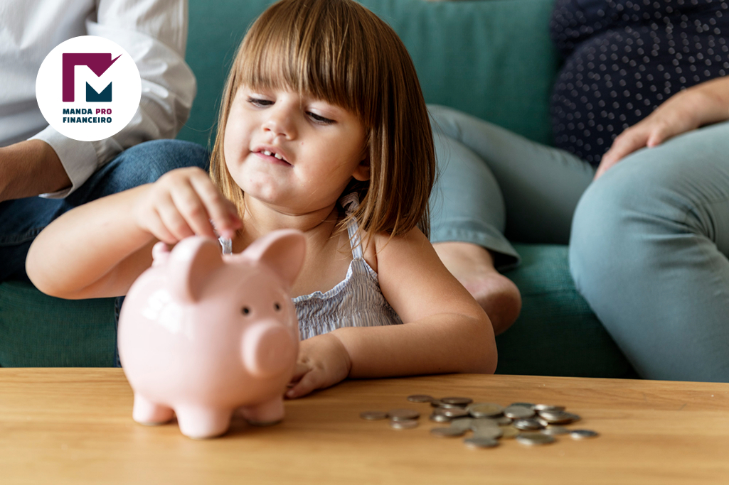 Educacao Financeira Infantil Cofrinho - Manda pro Financeiro